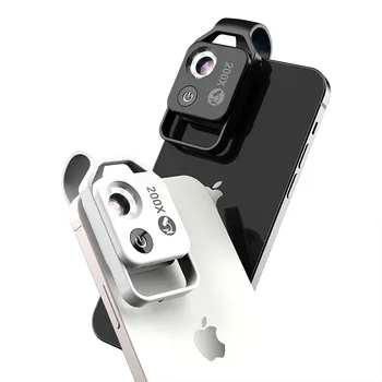 Apexel Nou telefon mobil obiectiv microscop pentru copii, 200X laborator microscop digital aparat de fotografiat pentru iPhone, Smartphone Android Macro