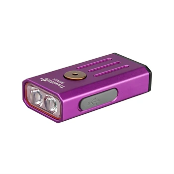 Acumulator Trustfire Minix Mini EDC Lanterna Breloc 320LM 365nm Lampa Uv Lumină Roșie TypeC USB Reîncărcabilă de Cadou Colorate 2Mode Lanterna Led-uri
