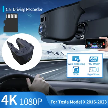 pentru Tesla Model X 2016~2022 2023 4K, 1080P Ascunsa HD de Conducere Auto Recorder Ușor De instalat Wifi DVR Recorder Video de Camera de Bord