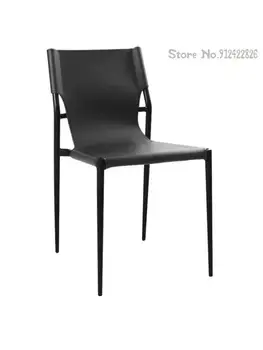 Italiană scaun de luat masa restaurant de uz casnic scaun minimalist modern designer retro personalizate șa scaun de fier industriale vânt