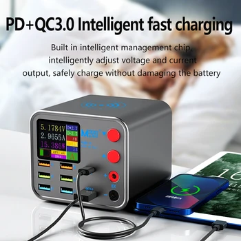 Smart Display Digital Încărcător USB Multi-Port Încărcător QC3.0 Încărcare Rapidă PD20W Încărcare Rapidă