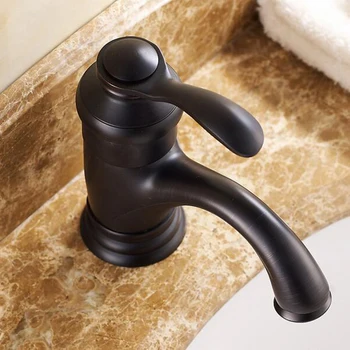 Vidric cel Mai bun baie mâner unic robinete de apă caldă și rece robinete de baie negru punte montat robinet robinet mixer