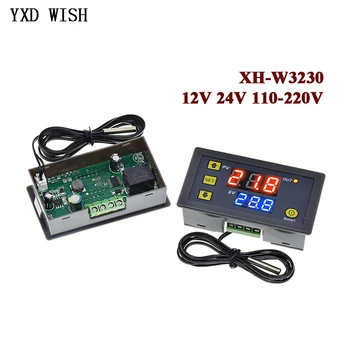 W3230 Control Digital al Temperaturii DC 12V 24V AC110-220V LED Termostat Cu Căldură/Răcire Instrument de Control al XH-W3230