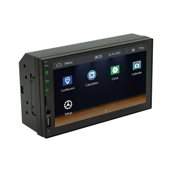 7Inch Mașină Ecran Tactil cu Fir CarPlay, Android Auto Radio Portabil Bluetooth MP5 FM Receptor Audio Gazdă