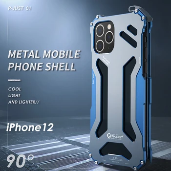 Fierbinte De Aluminiu Capacul Telefonului Cazuri Pentru Iphone 12 Iphone12 Pro Max 2020 Cnc Armura Coajă De Metal De Aluminiu De Protecție Coajă De Telefon Caz