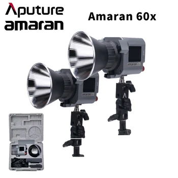 Aputure Amaran COB 60x 60D S Seria Bi-Color LED-uri Lumina Video 65W 5600K CRI≥96 45000 Bluetooth App de Control 8 Efecte de Iluminare