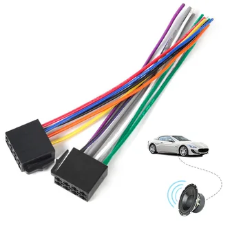 Extra Lungi Profesional Universal Din Metal Durabil Sârmă Exploatați Car Audio Portabil Feminin Adaptor Radio Conector Cablu