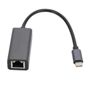 Tip C USB3.0 Adaptor Ethernet LAN RJ45 placa de Retea 1000Mbps pentru a Comuta Laptop Dell Ethernet PC, Macbook Laptop pentru Windows Nintendo