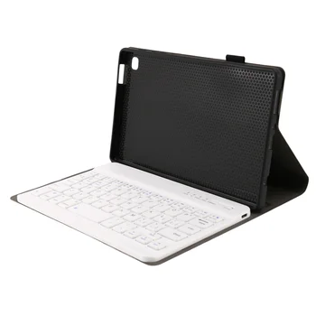 PU+Tastatură pentru Samsung Tab A7 Lite 8.7 Inch T220/T225 Tableta husa Flip Tableta Stand cu Tastatura Wireless (Un)