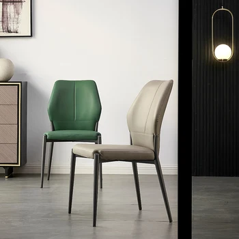 Lumina de agrement de lux scaun spatar minimalist modern apartament mic scaun de luat masa cafenea hotel de negociere masa scaun