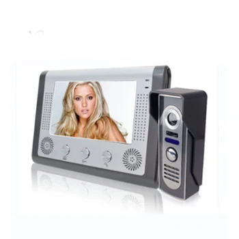 Personalizate de 7 Inch Ecran Color Telefon Video Interfon Sonerie Sistem IR Hands - Free Video Clopot Ușă