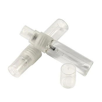 75Pcs Mini 5Ml Pahar de unică folosință Parfum de Călătorie Sticla Goala cu Pulverizator Pompa de Pulverizare