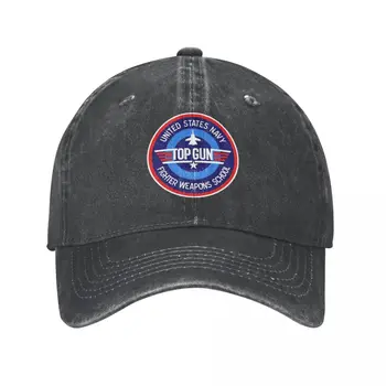 Vintage Sapca Snapback Hat Top Gun Logo-ul de Vară Cap Pălării 80 Filme Denim Casquette Gorras Clasic