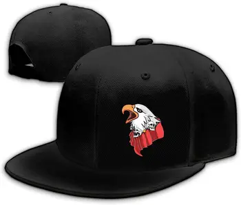 Moda Craniu Deget Plat Bill Pălării pentru Bărbați Negru Snapback Hat Baseball Cap Montate Pălărie Rock N Roll Schelet Mână Snap Rucsac