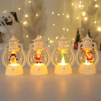 Mic Și Portabil Decor de Crăciun fii Creativ Mini Lanterna Decor de Crăciun Felinar Portabil cu Greutate de Aproximativ 38g