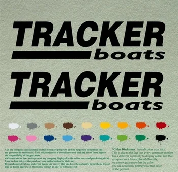 Pentru 1Pair Tracker Bărci Decalcomanii Autocolante de Vinil Barca cu Motor Outboard mult de 2