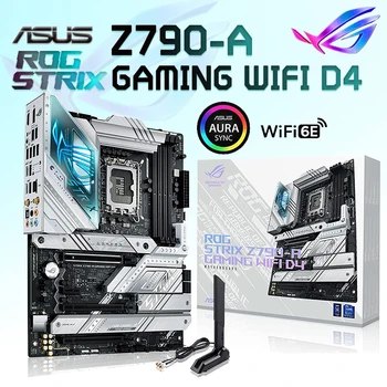 ASUS ROG STRIX Z790 UN GAMING WIFI D4 Suport pentru Placa de baza PCIE5.0 DDR4 5333MT/s Dual Channel Sloturi M. 2 Placa de baza 16+1 treapta de Putere