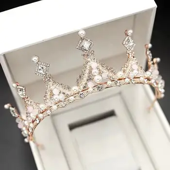 1 BUC Copil Fete Femeie Printesa Hairband Copii, Petrecerea Bridal Crown Bentita de Cristal Diamond Tiara Cerc Păr benzile de Păr Accesorii