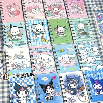 10buc Sanrio Kuromi Melodie Cinnamoroll A7 Bobina Carte de Desene animate Notepad Portabil de Buzunar Notebook Papetărie en-Gros
