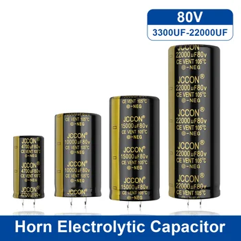 2 buc JCCON Audio Condensator Electrolitic 80V 3300UF 4700UF 6800UF 10000UF Pentru Audio Hifi Amplificator de Înaltă Frecvență Low ESR Difuzor