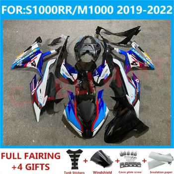 NOI ABS Motocicleta full carenajele kit potrivit Pentru s 1000 rr S 1000 RR S1000 RR m1000 2019 2020 2021 2022 Carenaj kituri set albastru alb