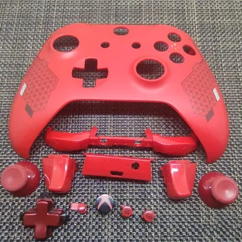 Original Zgârieturi Culoare Roșie Controller Fața Caz Pentru Xbox Slim Superioară Capac De Protecție Logo Butoane Capac De Ciuperci