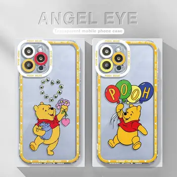 Winnie The Pooh Urs Înger Caz Clar de Telefon Pentru Xiaomi Redmi Nota 11 9 8 11T 10T 9T 8T 10 Pro 9 9A 10A 9 9C 10 10 11 Acoperi