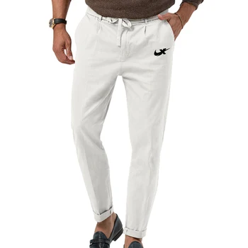 2023 Mare pantaloni casual tendință de afaceri casual pantaloni de Primăvară și de Toamnă nou tub de drept culoare solidă pantaloni costum de îmbrăcăminte pentru bărbați