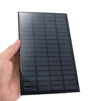 Mini 2.5 W 18V Panou Solar de Siliciu Policristalin Sistemul Solar Portabil Pentru calatorii Camping Baterie, Încărcător de Telefon Mobil