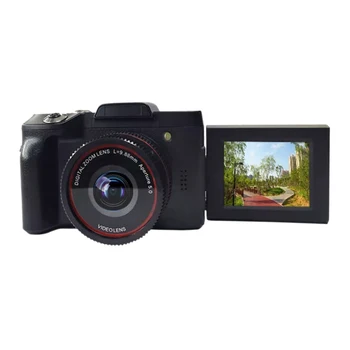 Top Oferte 16MP 16X Zoom HD 1080P Rotație Sn Mini Mirroless aparat de Fotografiat Digital Camcorder DV cu Built-In Microfon