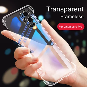 Fara rama Caz Transparente pentru Oneplus 9 Pro Acoperi Clar de Plastic Greu de Caz Subțire Pentru Un plus 10 Pro 9R Nord 8 Pro 8T