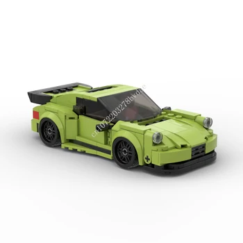 317PCS MOC Viteza Campionilor Porsche 911 Turbo Cabrio Model Blocuri Tehnologie Cărămizi Asamblare DIY Jucarii Copii Cadouri
