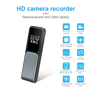 Mini Audio și Video Recorder de Voce Sincron Conferință Stilou de Înregistrare Inteligente Ai HD de Reducere a Zgomotului U Disc de Înregistrare Pen