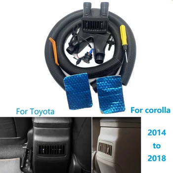 Ruili108 3 Pentru Toyota corolla 2014-2018 A/C aer condiționat evacuare Spate Panel USB încărcător de Conducte de aer din Spate de evacuare a modificat Țeavă