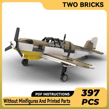 Moc Cărămizi de Construcție de Aeronave Modelul Messerschmitt Bf 109 F4 Tehnologie Blocuri Modulare Cadouri Jucarii Pentru Copii de Asamblare DIY