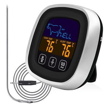 Digital GRĂTAR Cuptor Carne de Gătit Gratar Termometru Cu Cronometru Alarmă de Temperatură Pentru Gătit