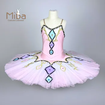 Femei balet profesionist stilul de milioane de clovn de balet variație-o bucată de costume de fabrica de vânzări directe, personalizate