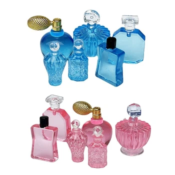 1:12 Păpuși 6Pcs/Set Sticla de Parfum Accesorii Miniatură Mini Jucarii Mobilier casă de Păpuși Pentru Papusi Baby Girl