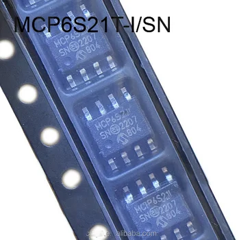 5PCS/LOT MCP6S21-I/SN MCP6S21T-I/SN MCP6S21I MCP6S21ISN MCP6S21I-SN SOP8 100% Original Nou Spot stoc
