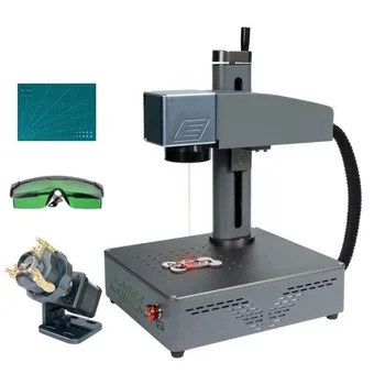 DAJA S4 20W Fibre Laser Masina de Gravat Mini Laser Printer Mașină de Cod QR Mașină de Imprimare pentru Metal Aur Argint Bijuterii