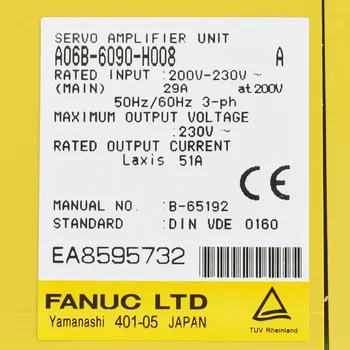 Masini CNC Fanuc Servo-Drive A06B-6090-H008 100% Testat de Calitate