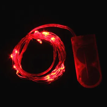 20LEDs Sârmă de Cupru Lumini de Basm Baterii LED Lumini Șir Petrecere de Nunta de Interior Decor de Crăciun Ghirlanda de Lumini