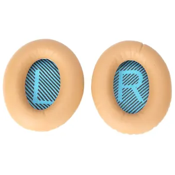 Pernițe de schimb Ear Pad de Spuma pentru Urechi Pad de Spuma de Memorie Înlocuire Ureche Perna pentru Bose,AE2-W căști. Kaki și albastru