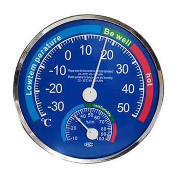 Analog Termometru Higrometru de Interior pentru Biroul de Acasă de pat Cameră Mare Precizie Temperatura Umiditate Detector Dropship
