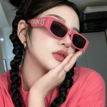 2023 Nou Stil Punk PALMA Scrisori de Moda ochelari de Soare Cadru Negru Uri Hip-Hop Ochelari de Soare Unisex pentru Femei Barbati