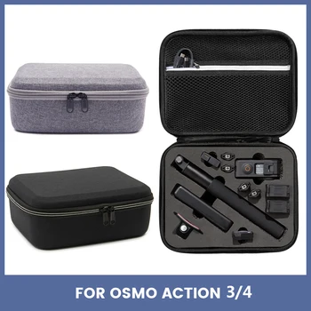 Portabil Geantă de mână Pentru OSMO Acțiune 3/4 Coajă Tare de Depozitare Sac Impermeabil care Transportă Caz pentru DJI Acțiunea 4 Camera Sport Accesorii