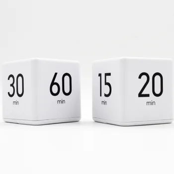 Timer Reglabil Senzor De Gravitație Tare Inel Ecran Lcd Forma De Cub Bucătărie Digital Temporizator Ceas Utilizare De Zi Cu Zi