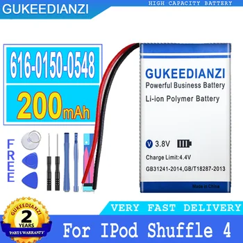 200mAh GUKEEDIANZI Baterie 616-0150-0548 (2 Linii) Pentru IPod Shuffle 4/5/6/7 Shuffle4 Shuffle5 Shuffle6 MP3 de Putere Mare Bateria