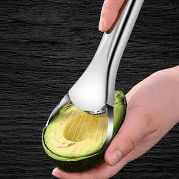 Dublu-cap de Avocado Slicer Eficient Gadget-uri de Bucătărie 3-în-1 Avocado Cutter Slicer Sonda cu Alimente Inoxidabil de Calitate pentru Dragon