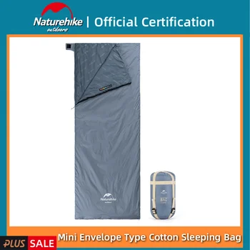 Naturehike LW180 Ultra Light Mini Plic Bumbac Sac de Dormit Splicable Portabil în aer liber Camping Călătorie Impermeabil Sac de Dormit